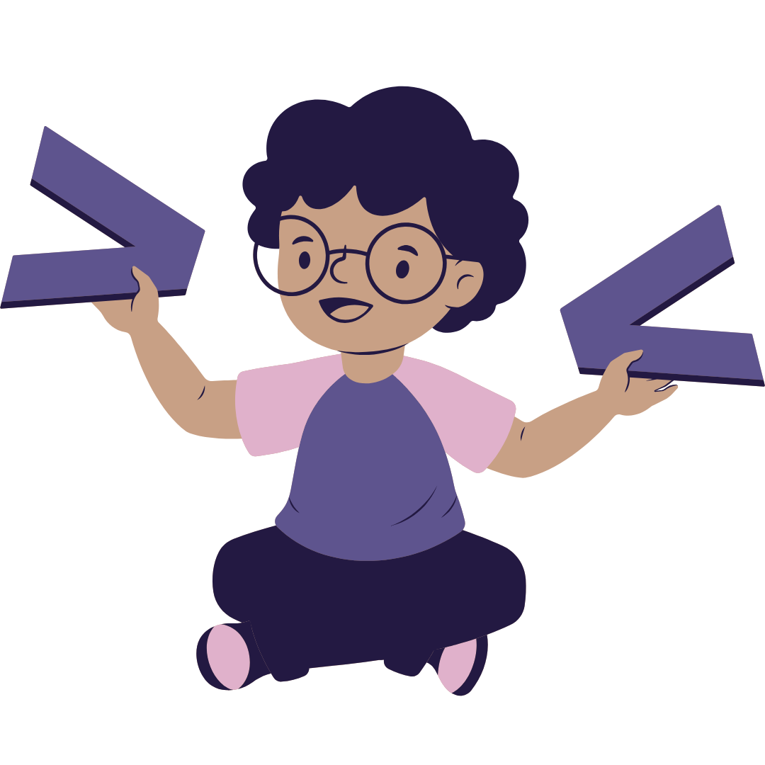 Niño con libro de matemáticas